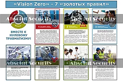 Стенд Vision Zero - 7 "золотых правил"
