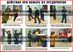 Действия при пожаре на предприятии