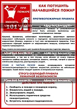 Как потушить начавшийся пожар